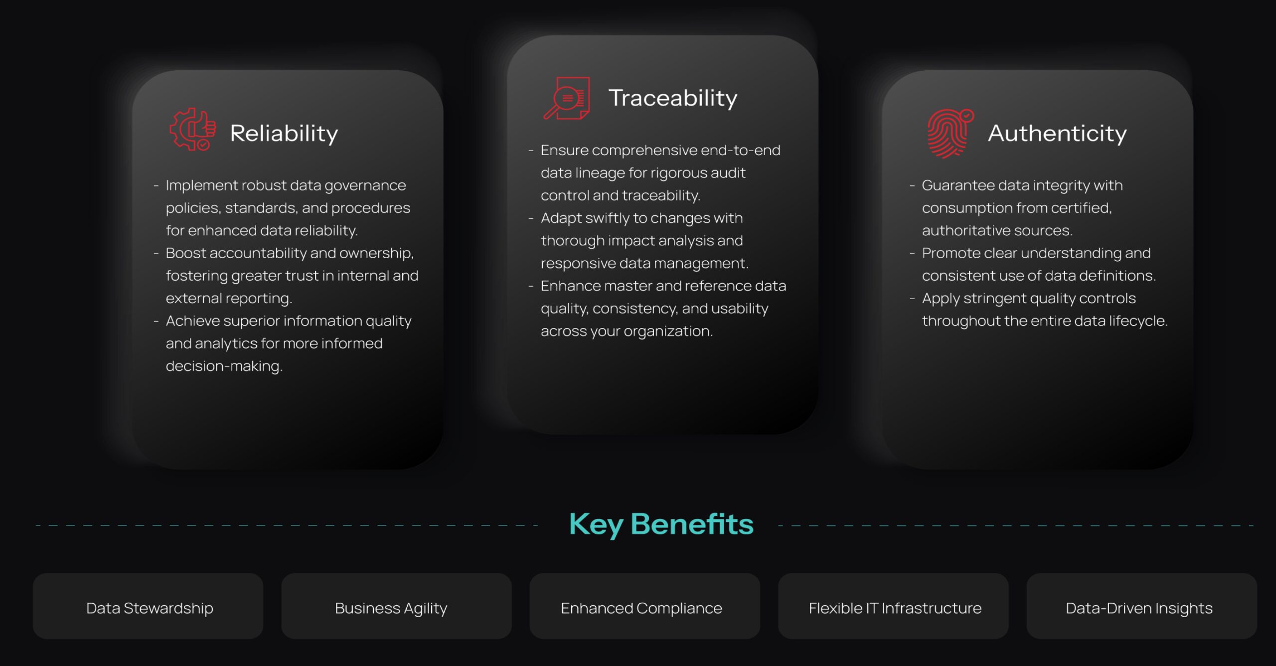 Benefits of robust enterprise data governance